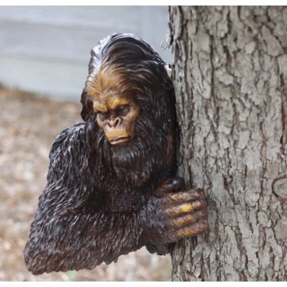 Yeti Indoor/Outdoor Garden Tree Sculpture, Small, Full color, Bigfoot - Picture 2 of 2